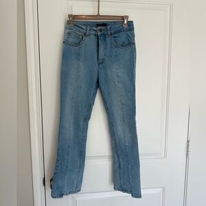 Cavalli Class Light Blue Straight Leg Jeans